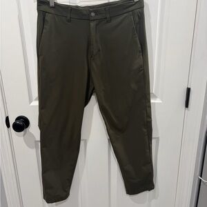lululemon athletica Olive Green Athletic Chino Pants
